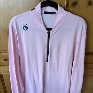 Greyson Pink Quarter-Zip Sweatshirt